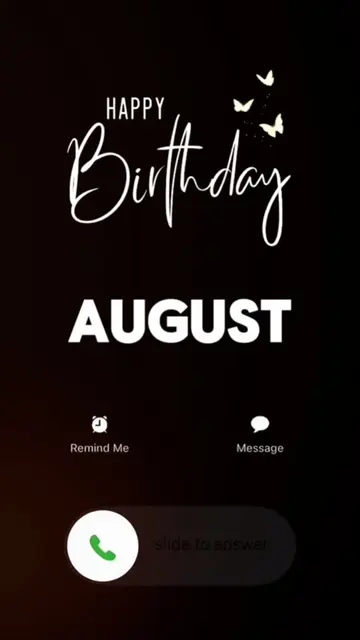 BIRTHDAY AUGUST 2026 TEMPLATE BIRTHDAY - A THOUSAND YEARS (CHRISTINA PERRI)  Jus