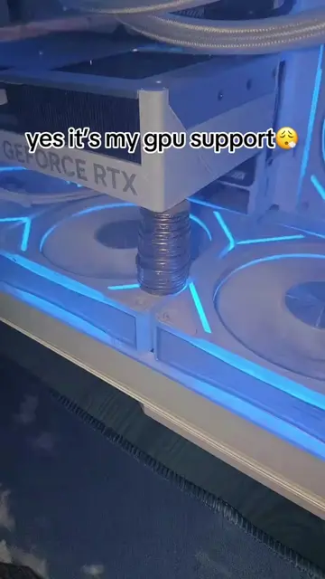 GPU support🗣️#pc #setup #gpu #techtok #fyp 