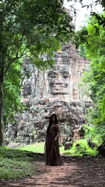 ប្លង់កំពុងពេញត្រេននៅសៀមរាប🤎📸🍃 #momoshe #សៀមរាបទឹកដីអង្គរ #GrabKH #GrabFood #H
