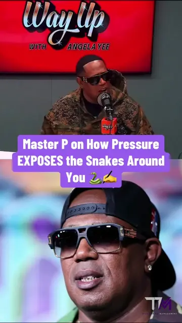 Master P explains that pressure has a way of revealing people’s true character. 