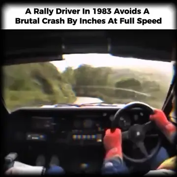 In 1983... Rally legend Ari Vatanen was competing in the Manx International Rall