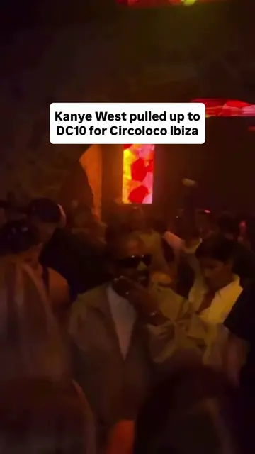 Kanye West was spotted at @Circoloco Ibiza at DC10 Ibiza 🤯🤯🤯 📍 @dc10ibizaoff