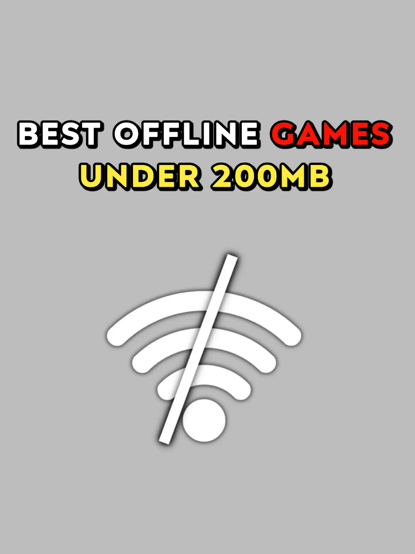 Best Offline Games Under 200MB 🔥