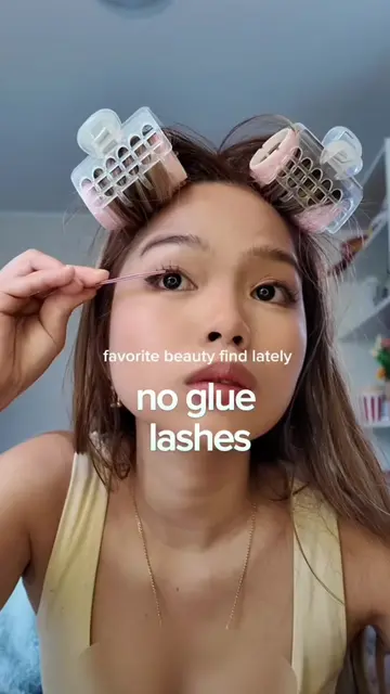 My favorite beauty find lately, no glue lashes. Saves me so much time doing my m