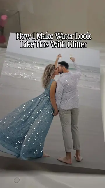 Maybe I should create an online course just for water sparkling. Glitter kits an