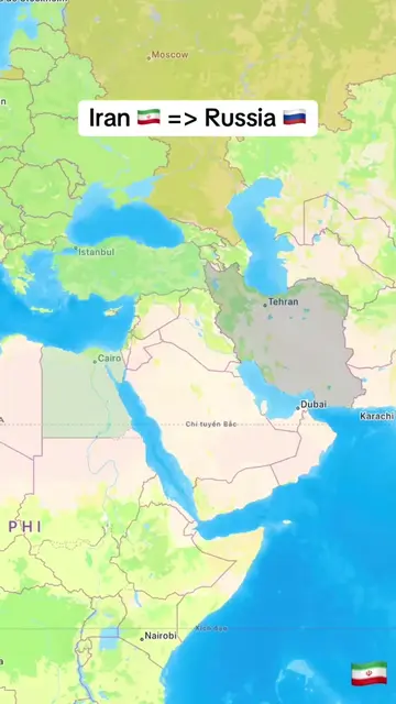From Iran 🇮🇷 to Russia 🇷🇺. #LearnOnTikTok #trending #viral #iran #russia 