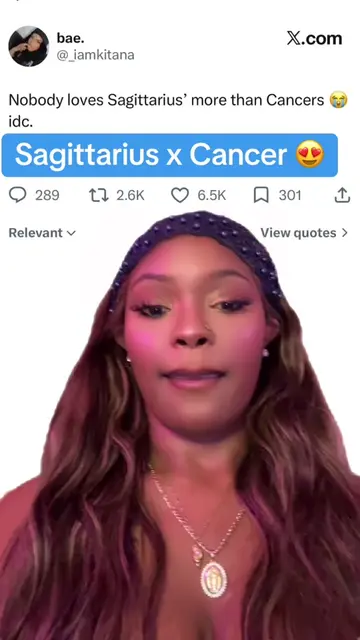 I love the Sagittarius and cancer combo! #sagittarius #cancer #zodiaccouples #zo
