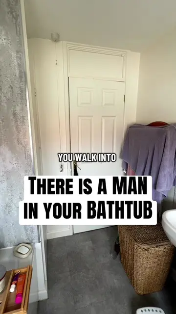 Man in your bathtub #creepytok #comedyskit #horrorstory #funnystory #funnyconten