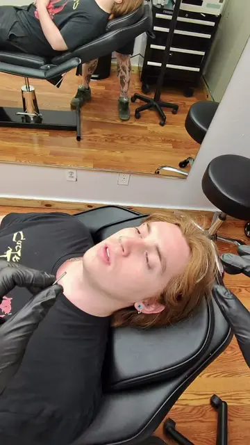 It just hurts for half a second 