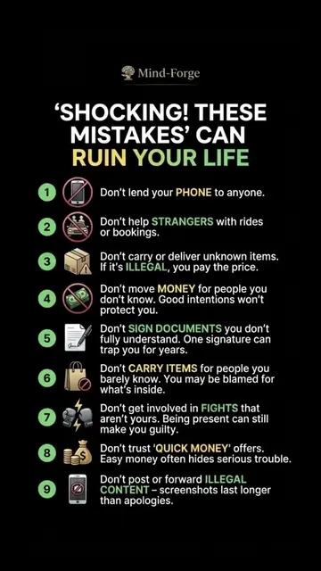 Shocking these Mistakes can ruin your life 😰#MindForge #WomensPsychology 