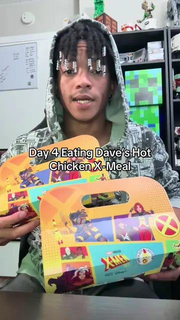 Day 4 Eating Dave’s Hot Chicken X-Meal @Dave’s Hot Chicken #marvel #marvelrivals