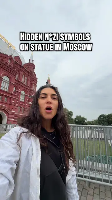 Hidden meaning on statue in Red Square is crazy   If you don’t know that the ban