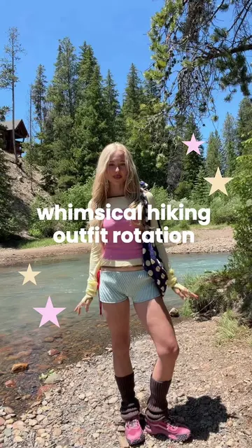 whimsical hiking outfit rotation 🌀 all of the outfits i wore on my colorado tri
