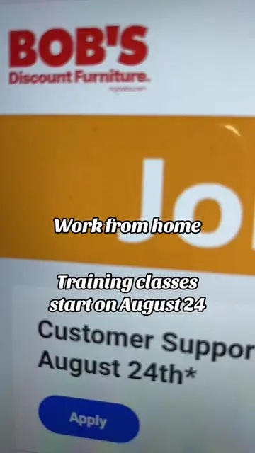 Bob’s discount furniture is hiring for customer service specialist. The pay is $