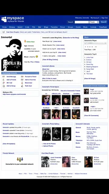 From Friendster to MySpace to Xanga and even Yahoo Messenger before all that! It
