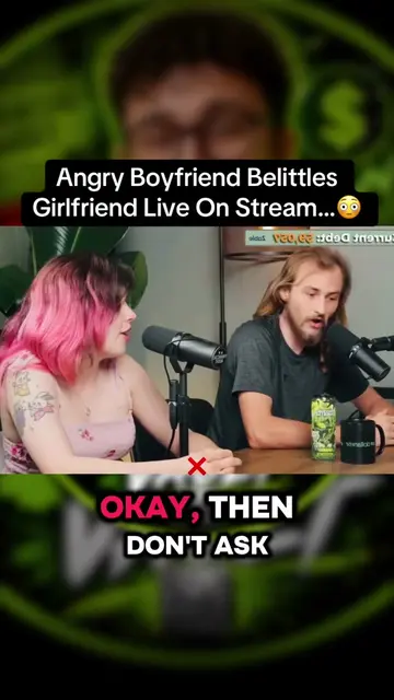 Angry Boyfriend Belittles Girlfriend Live On Stream…😳 #fyp #calebhammer #financ