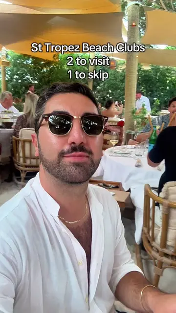 My recommendations on Saint Tropez beach clubs / restaurants!  2 that I loved an