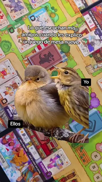 Mis amigos no jugones cuando les explico un juego de mesa nuevo. Que se vayan em