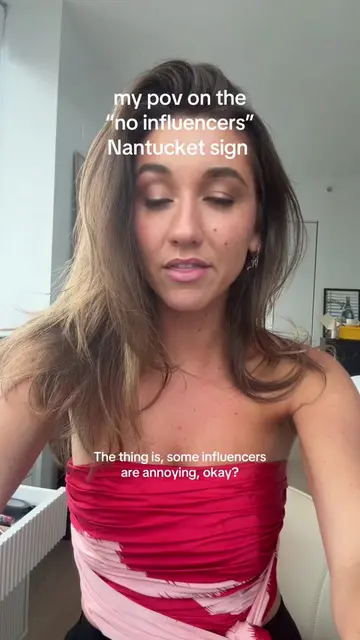 feels like “no filming” would’ve done the job. no? #nantucket #noinfluencers #in