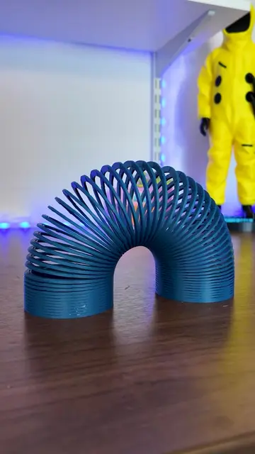 I tested Out a 3D Printed Slinky and the Results were Surprising! Printed in Unv