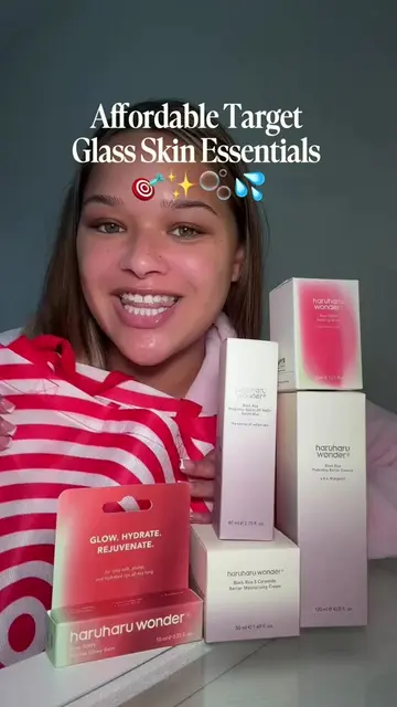The best affordable glass skin essentials from Target! 🫧💦 @haruharu wonder @ta
