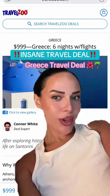 This Greece travel deal is absolutely insane! Visit both Athens and Santorini wi