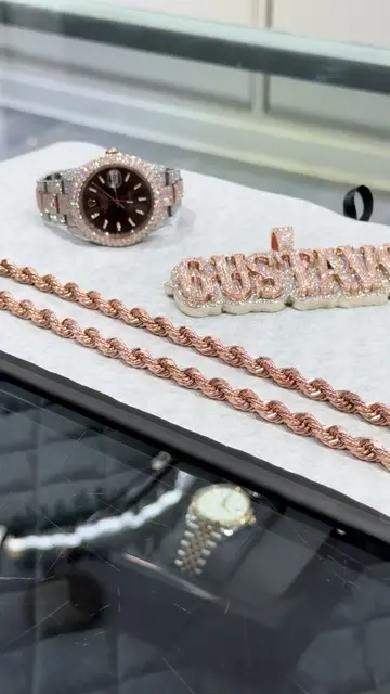 Rose gold hits different 😉 #fyp #rolex #jewelry #custom #chicago 