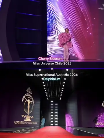 Both prelims gown resembles a flower#misssupranational 
