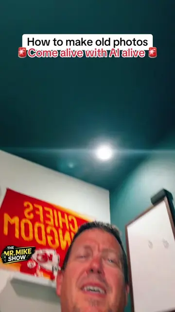Tiktok tutorial on how to make photos come alive with AI alive. #AIAlive #TikTok