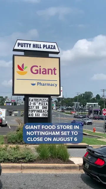 Giant Food is closing another Baltimore-area store, a spokesperson confirmed to 