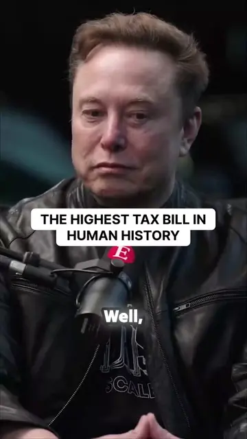 Elon Musk drops a bombshell about setting the record for the highest tax bill in