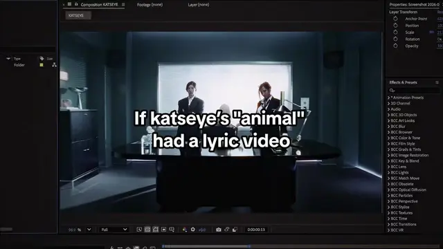 what if 'animal' by @KATSEYE had a lyric video..? @EYEKONS world official  // cr