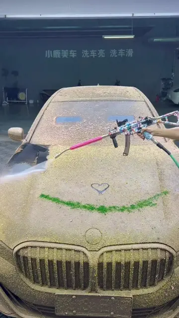 The foam, the pressure wash, and the shine... so satisfying! 🚗✨💦  #CarWash #De