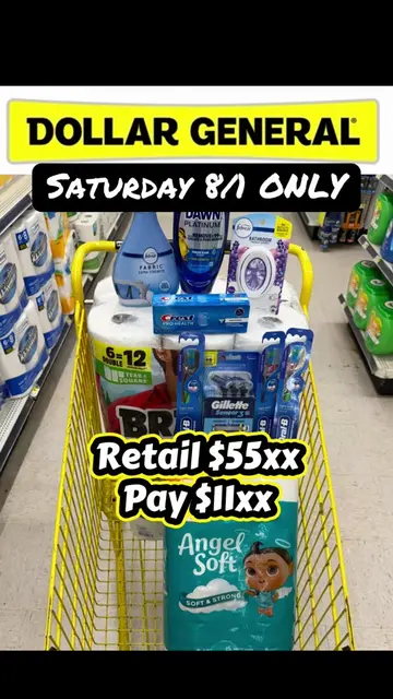 🔥 $55 of Paper Products and household items for only $11 ‼️ Dollar General Satu