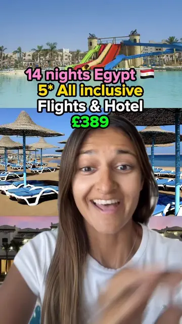 5 star all inclusive 2 week holiday to Egypt for some winter sun! ☀️ Thank me la