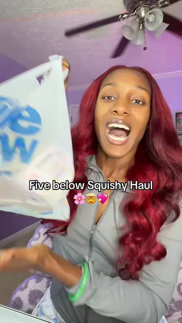 I found so many different types of mystery squishy dumplings at five below this 