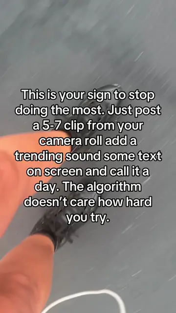 Just use a 7 second B-roll video and watch it soar if you use the right words. #