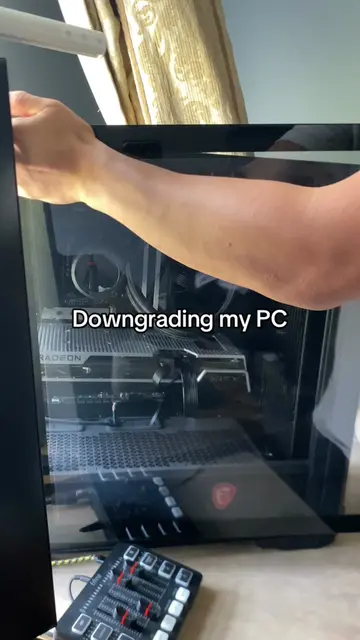 It's only temporary saving up for a 5080 hehehe #techtok #pcgaming #pcsetups #fy