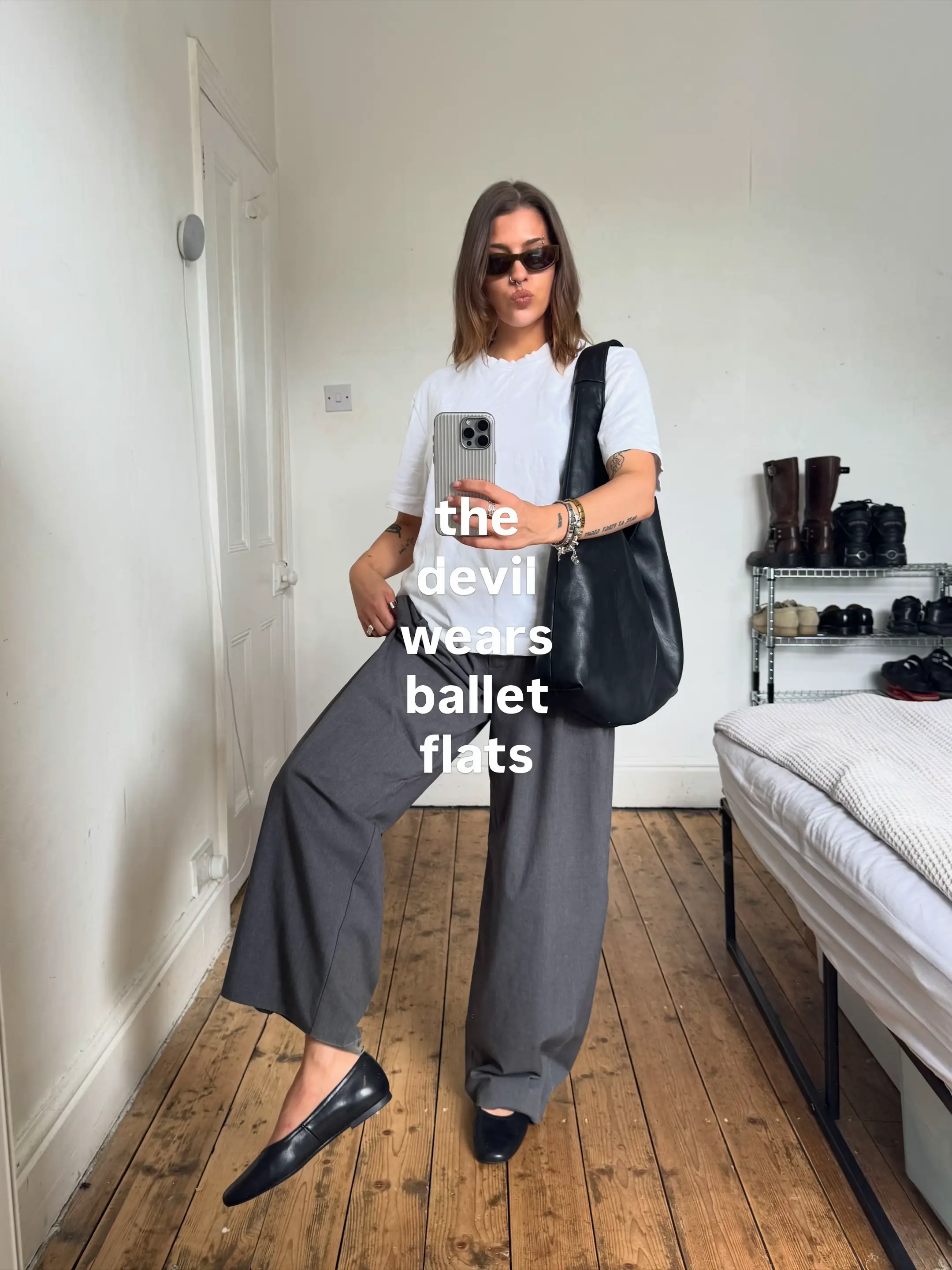 ballet flats outfit inspo 💌 #balletflats #stylinginspo #stylingtip #balletflats
