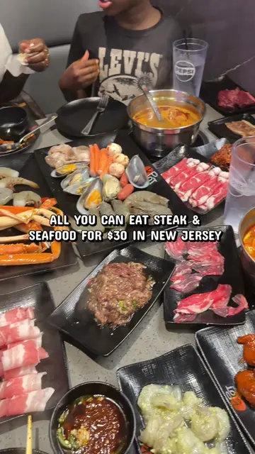 $30 all you can eat seafood and bbq at KPOT. Click the green location tag on my 