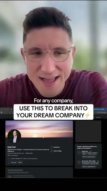 Watch us break into @Google in real time — follow for more career game 🤝 #jobse