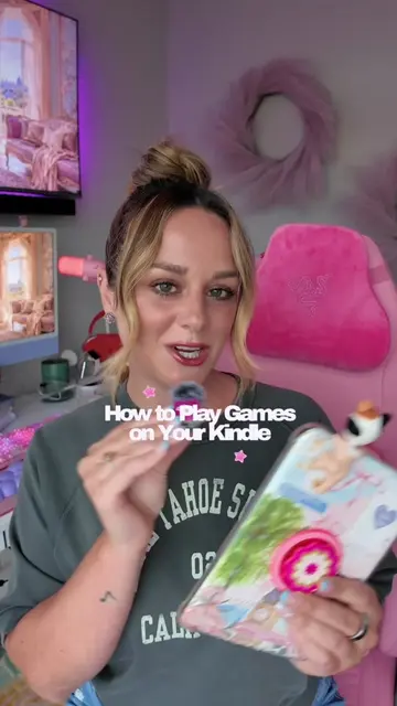 How to play games on your Kindle! 💫📖 This one’s for my cozy gaming, book-lovin