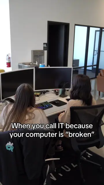 Another successful IT miracle 🤣 #informationtechnology #funny #office 