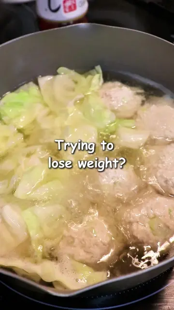 Healthy Chicken Meatball Soup Juicy chicken meatballs, tender cabbage, and a lig