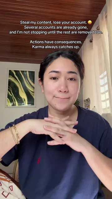 Sabi sainyo wag ako. 😆 To everyone stealing creators’ content: don’t be surpris