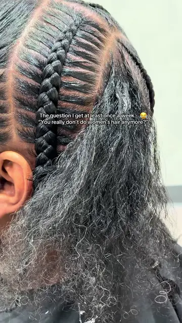 I never planned to become “the men’s braider.” When I first started, I thought w