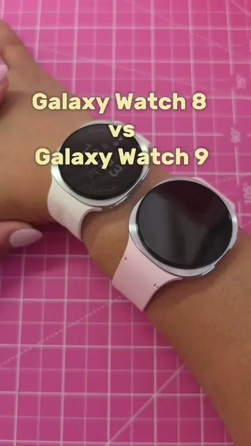 Galaxy Watch 8 vs Watch 9. The band alone is worth the upgrade. #GalaxyWatch9 #G