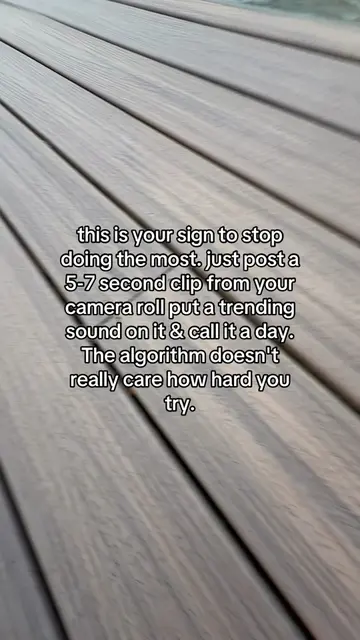 Use a short 7 second video and a trending  song like this one with something of 