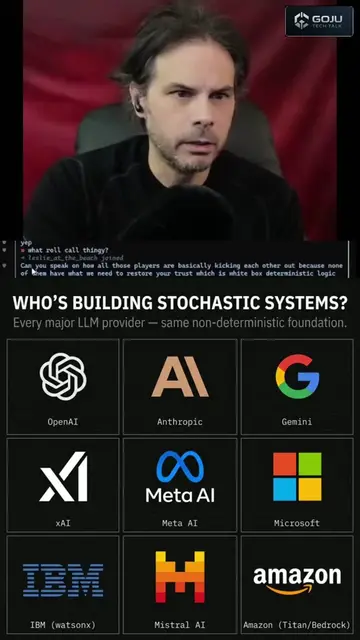 Current LLM-based AI models, built on stochastic neural networks, can't truly 'k