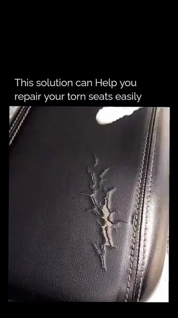 When car seats tear, a handful of specialized liquid compounds can help restore 